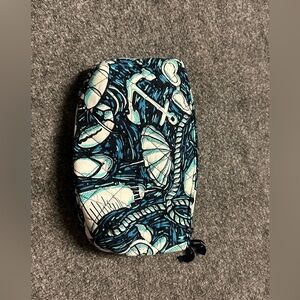 Vera Bradley Grand Travel Cosmetic Bag— Shore Enough